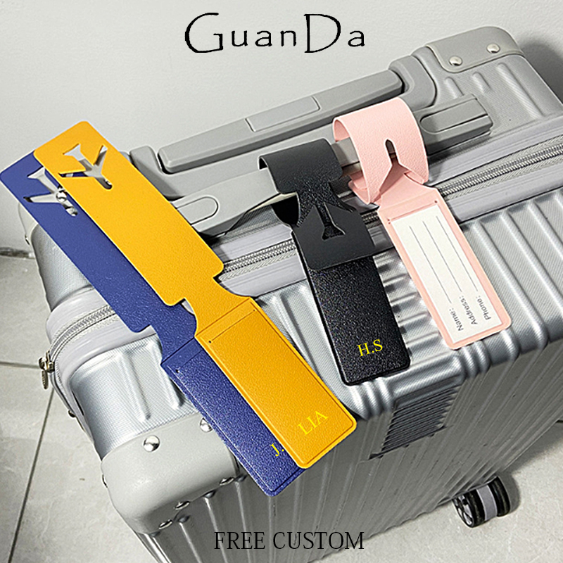Travel Accessories Company - Etiqueta de equipaje larga con logotipo
