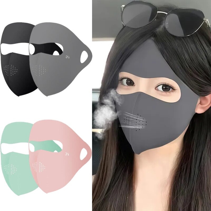 Travel Accessories For Elderly - Nueva mascarilla facial UV completa, reutilizable,