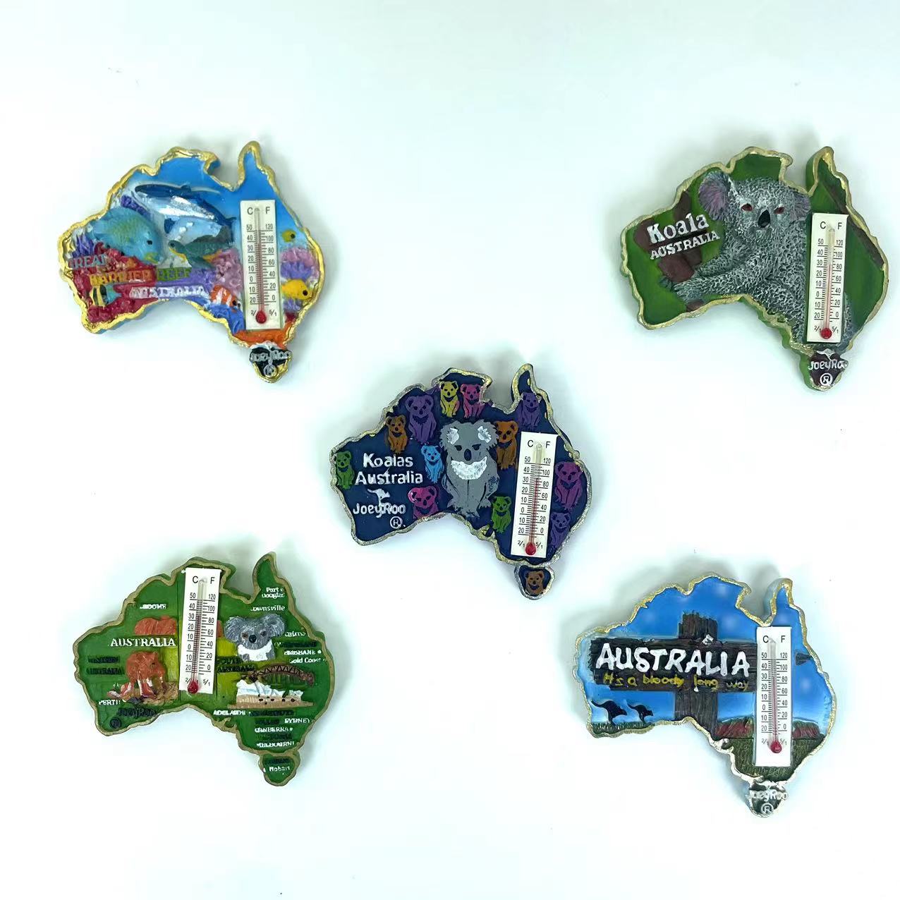 Travel Accessories Australia - Imán de nevera de Australia, termómetro
