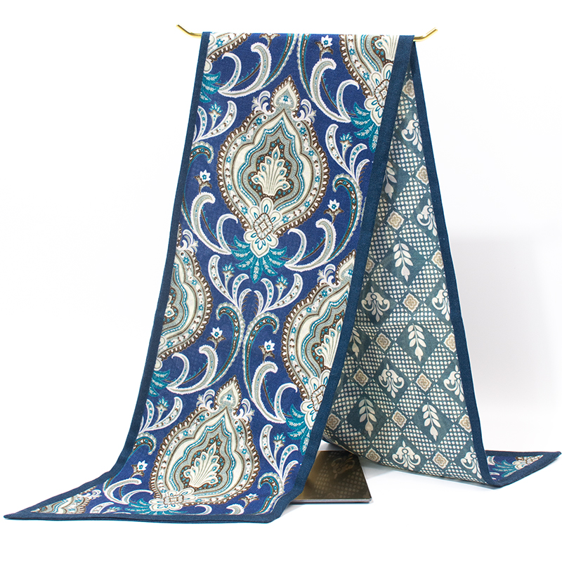 Travel Accessories Neck - Pañuelo Reversible de Lana y Seda