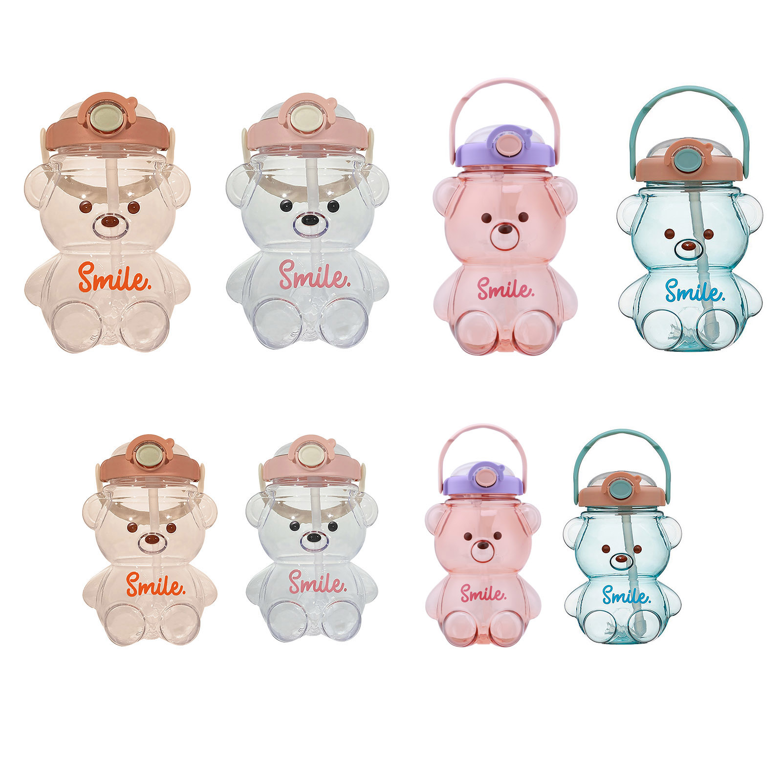 Travel Accessories For 6 Year Old - Vaso con Pajita de Gran Capacidad,
