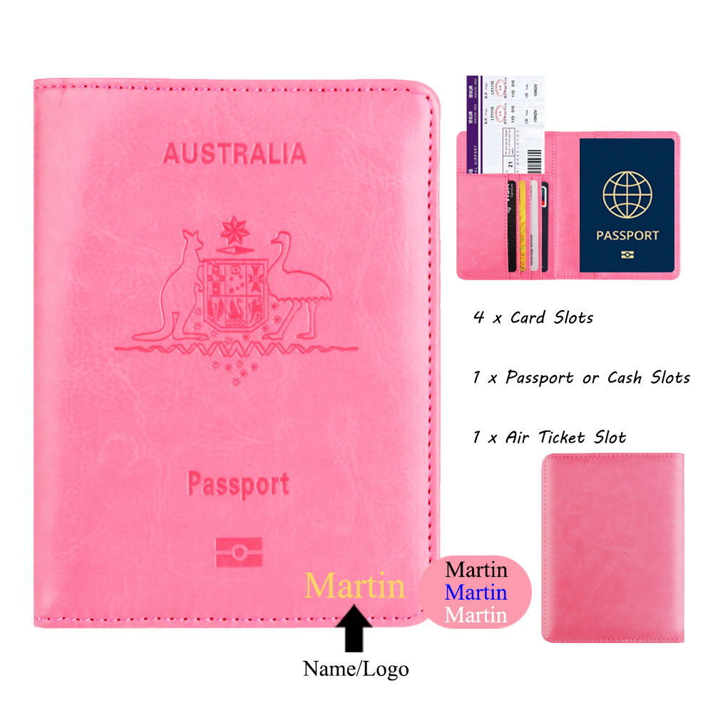 Travel Accessories Australia - Funda de cuero PU con bloqueo