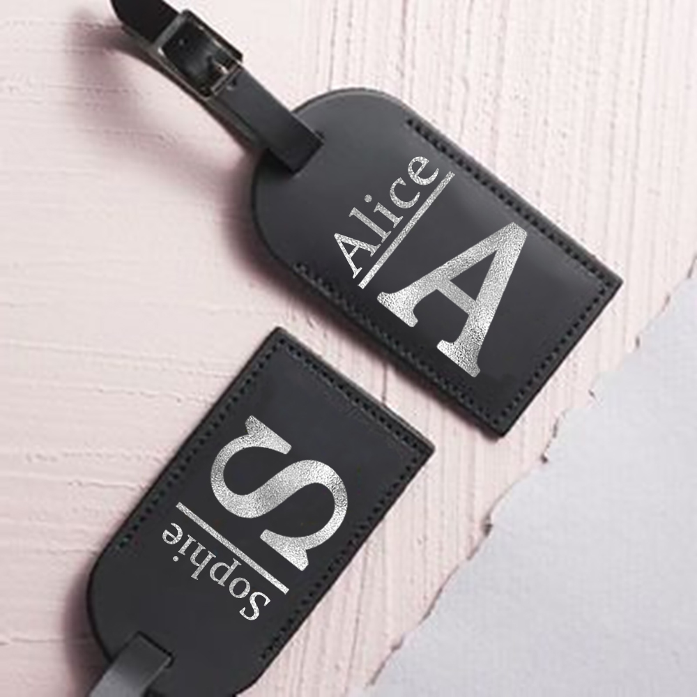 Travel Accessories List - Carta personalizada con nombre monograma etiqueta