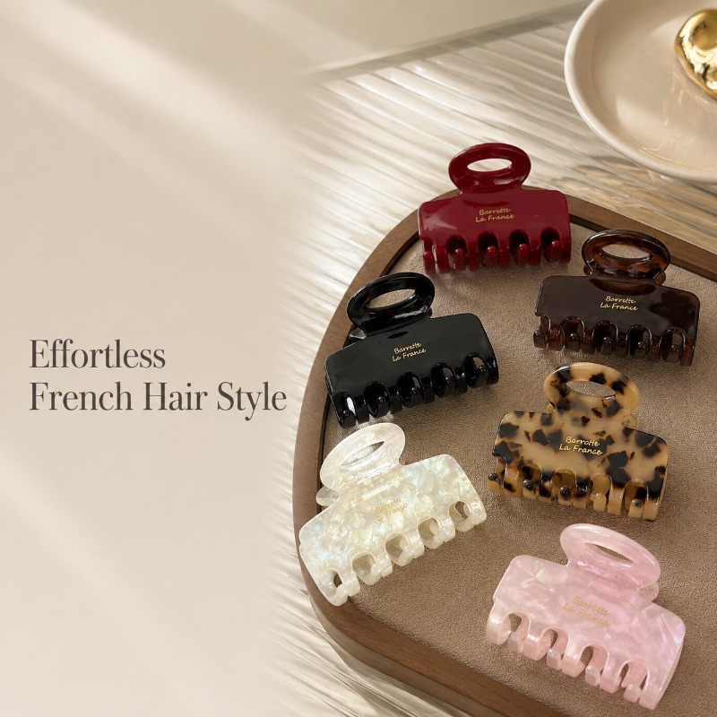Travel Accessories For Elderly - Pinzas de Pelo Francesas Medianas, Fuerte