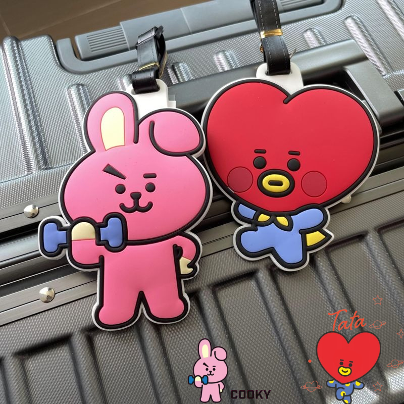 Travel Accessories List - Llavero de dibujos animados BT21, lindo