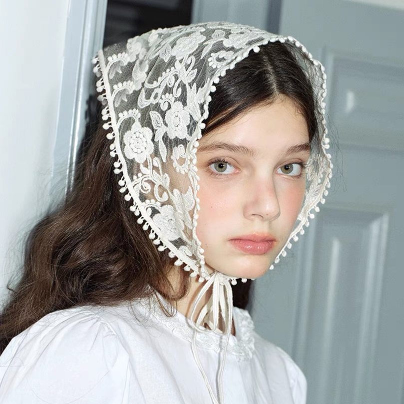 Travel Accessories For Elderly - Bufanda para el pelo de encaje