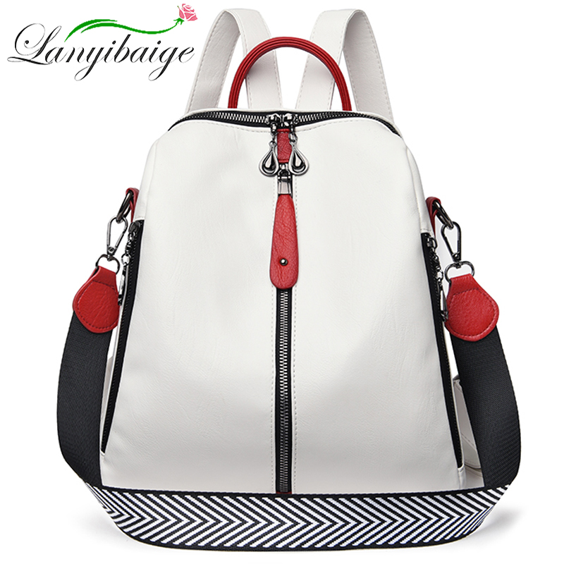 Travel Accessories Leather - Mochila De cuero suave para mujer,