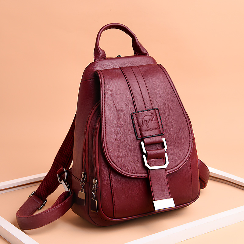 Travel Accessories Leather - Mochilas de 6 colores para mujer,