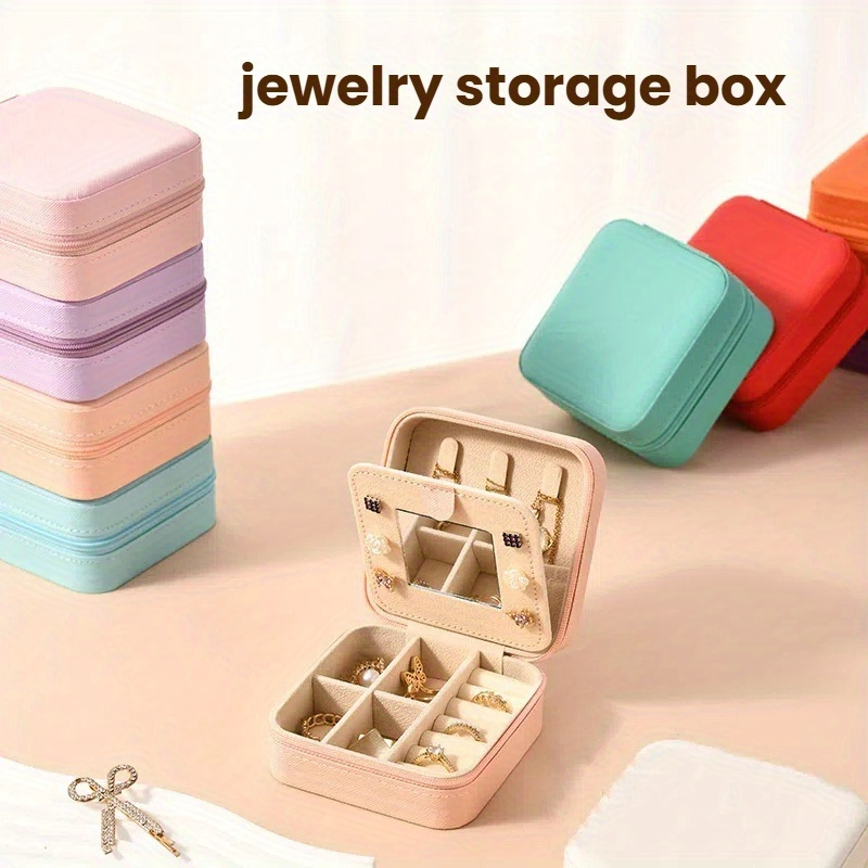 Travel Jewellery & Accessories Organiser - Mini organizador de equipaje portátil, caja