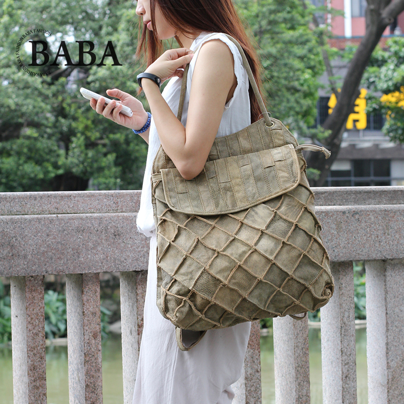 Travel Accessories Leather - Nueva mochila europea/americana para mujer, mochila