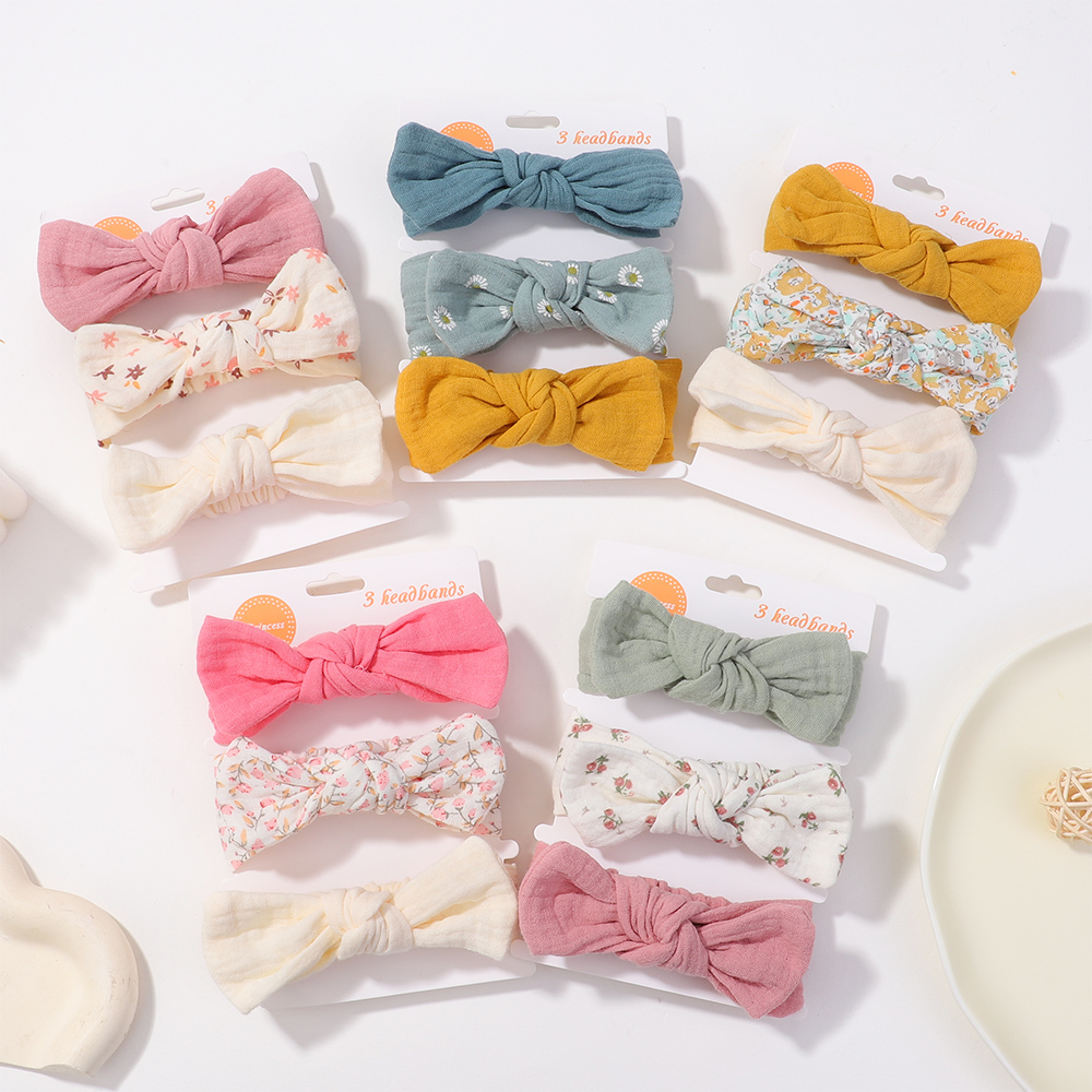 Travel Accessories Toddler - 3 unids/set de diadema con lazo