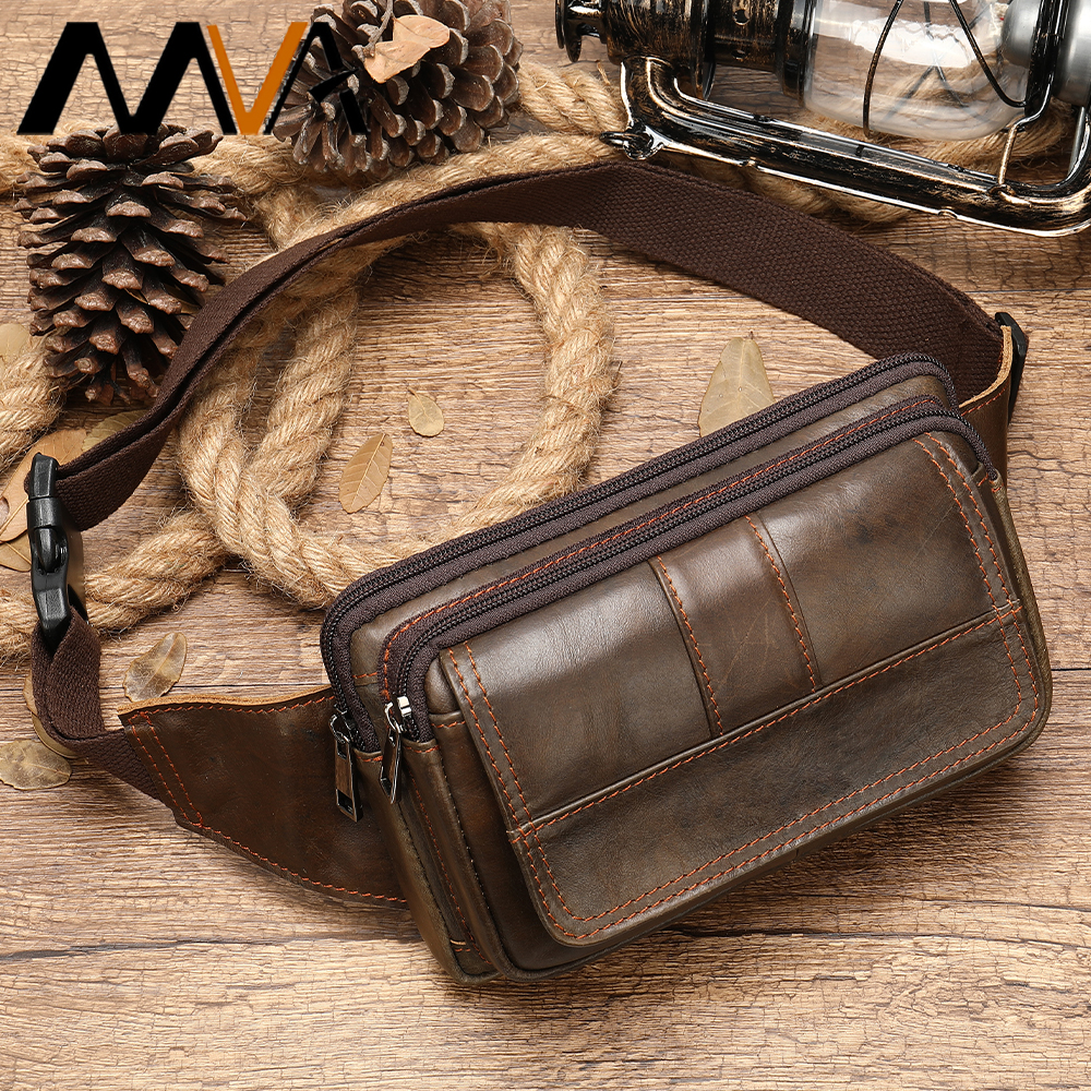 Travel Accessories Leather - MVA riñonera hombre riñoneras de hombre