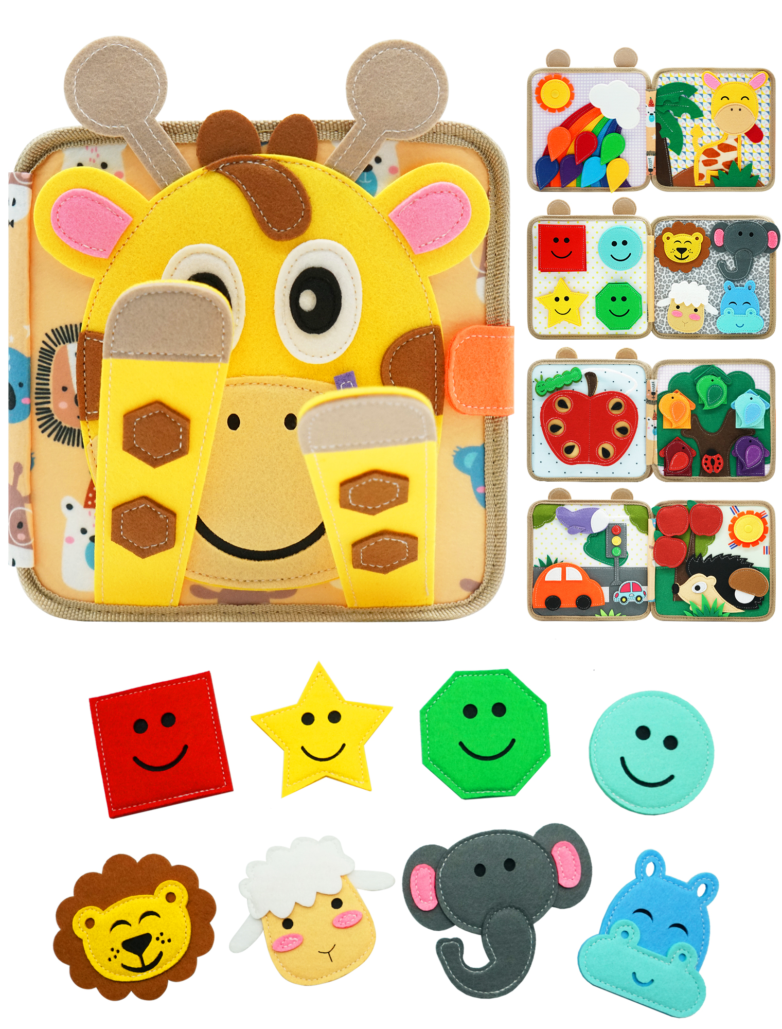 Travel Accessories Toddler - Libro ocupado Montessori para niños pequeños