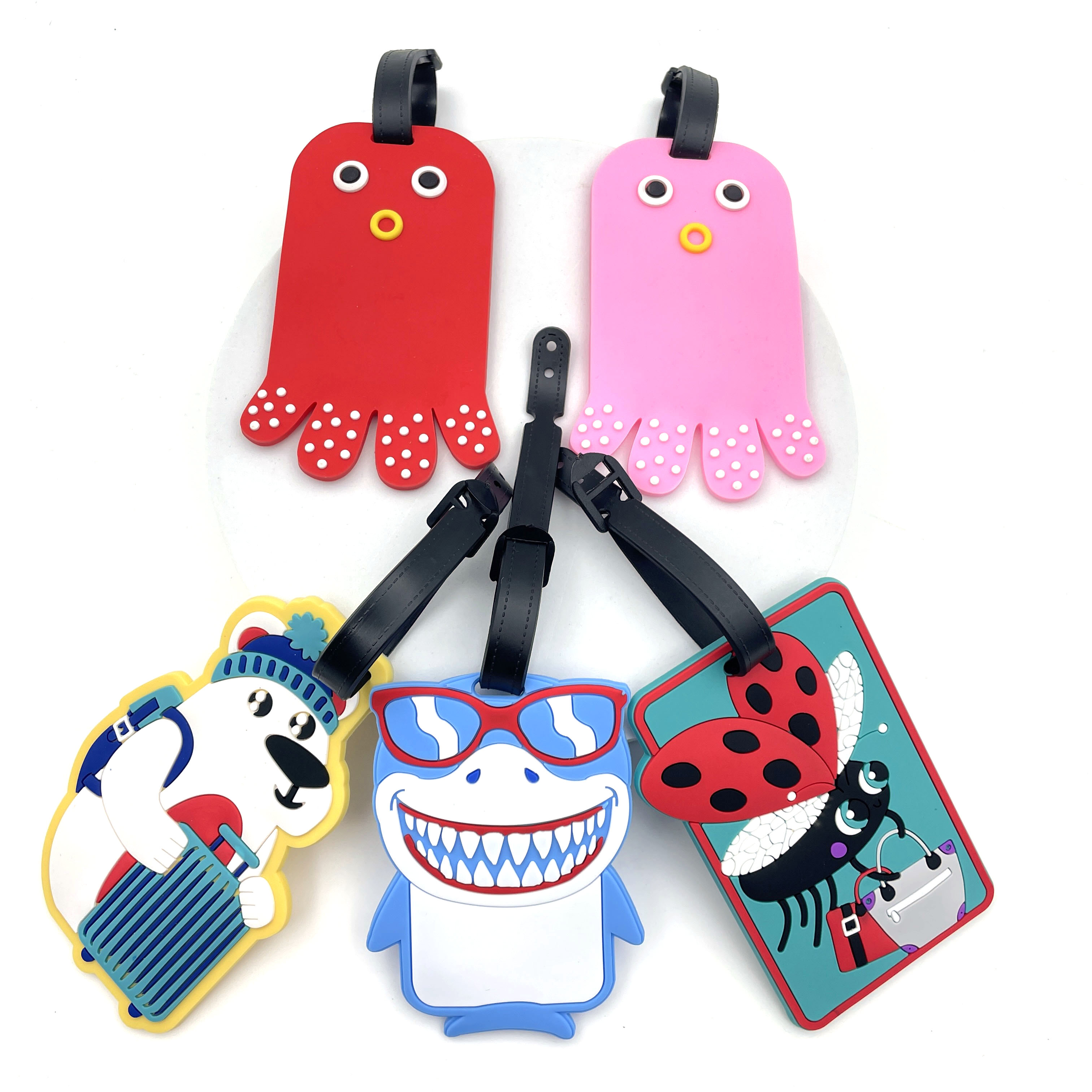 Travel Accessories List - Etiquetas de equipaje de silicona suave