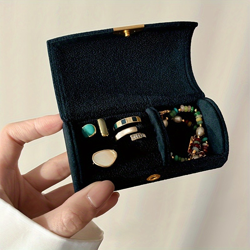 Travel Jewellery & Accessories Organiser - Caja de Almacenamiento de Joyas de