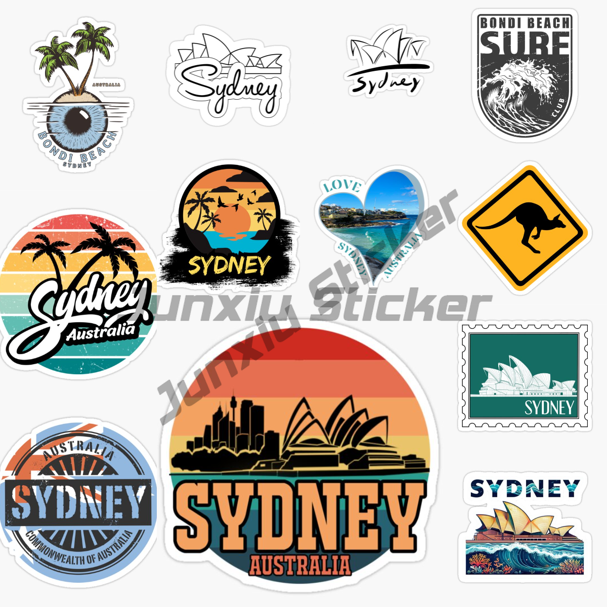 Travel Accessories Australia - SYDNEY AUSTRALIA-pegatina escénica para coche de