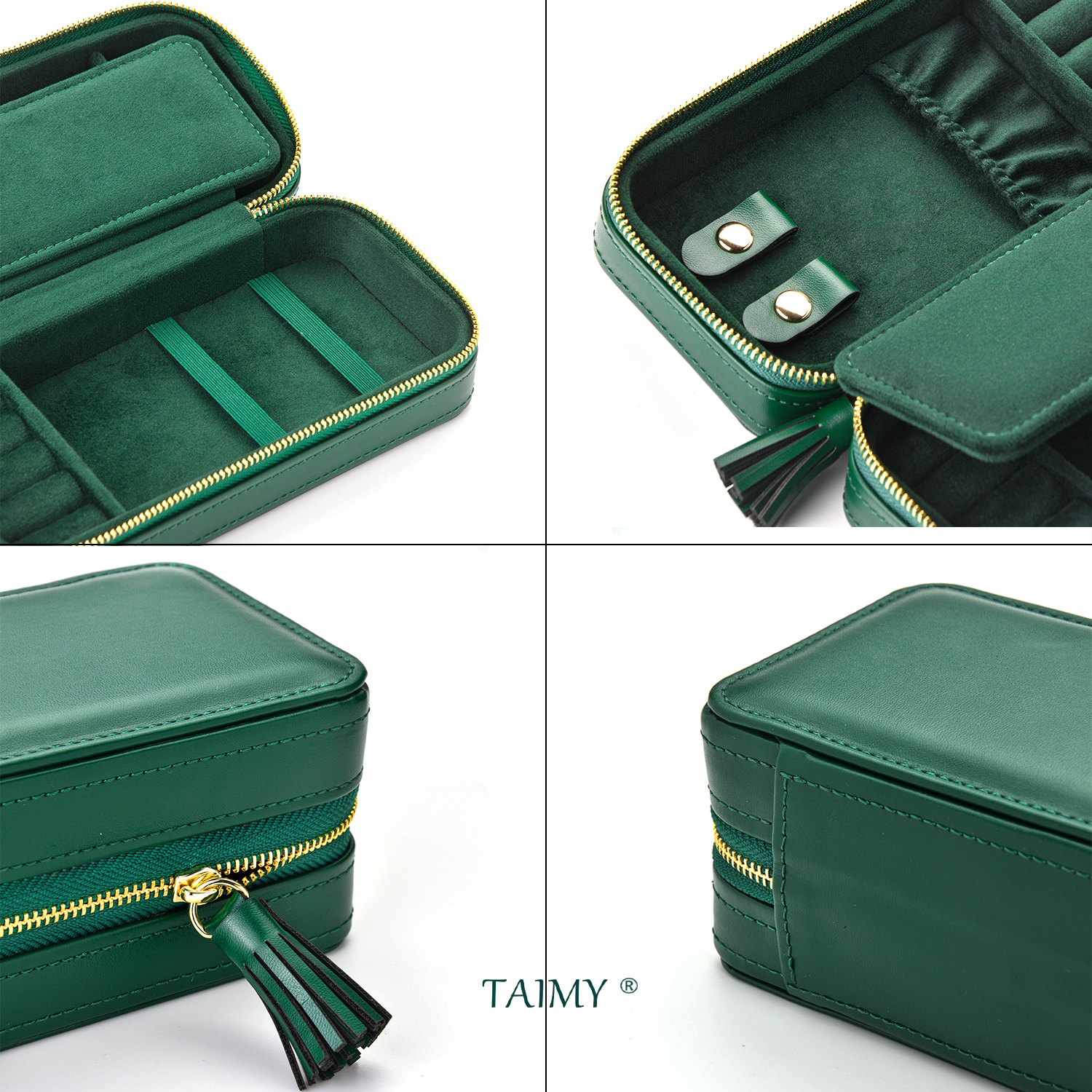 Caja de joyería de cuero Pu de - Travel Jewellery & Accessories Organiser reseña y precio