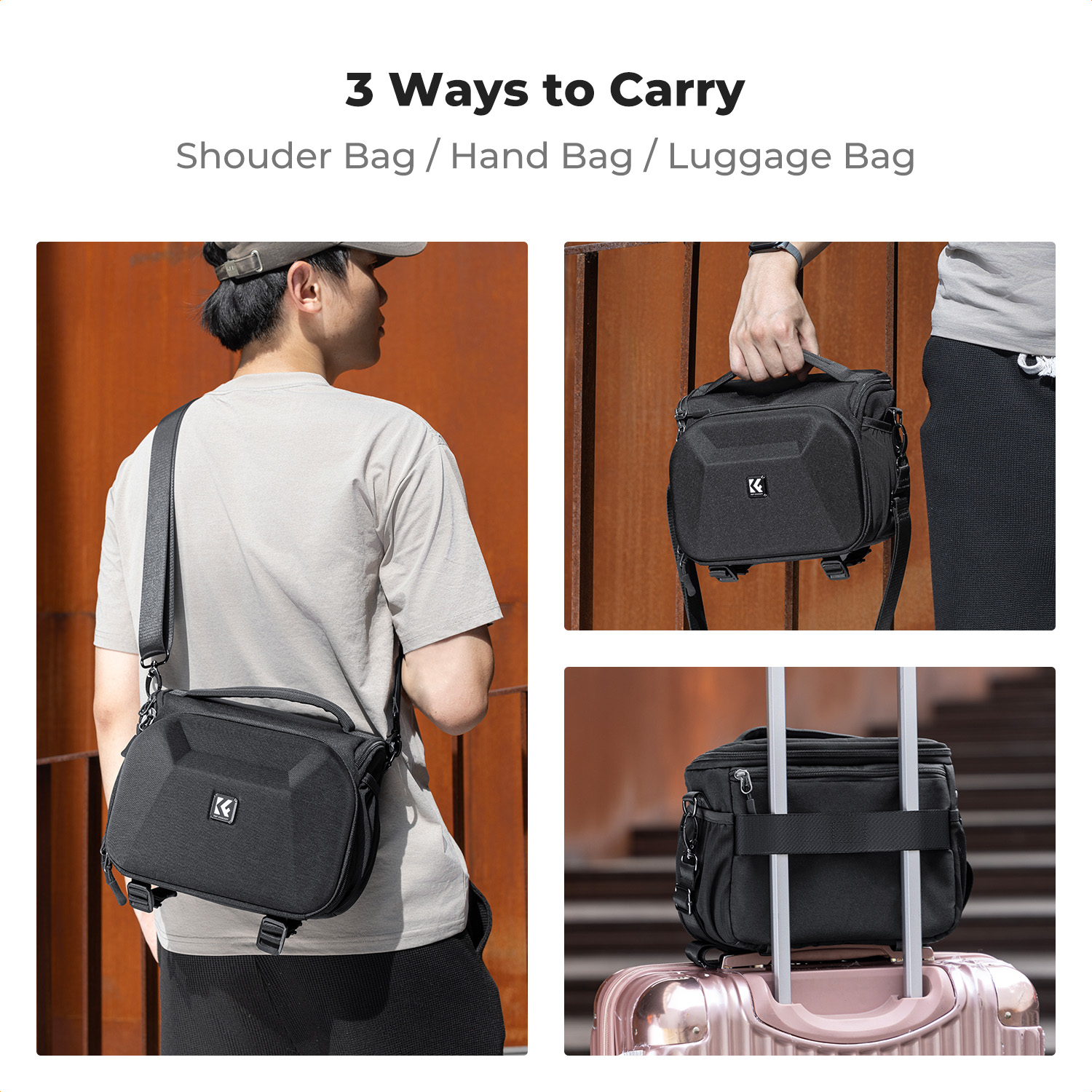 Bolso Bandolera para Cámara K& - Camera Bag Travel reseña y precio
