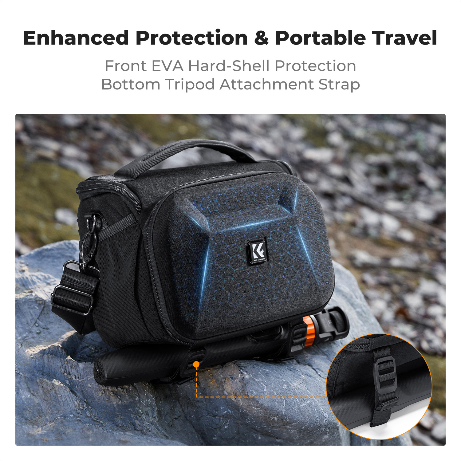 Bolso Bandolera para Cámara K& - Camera Bag Travel reseña y precio