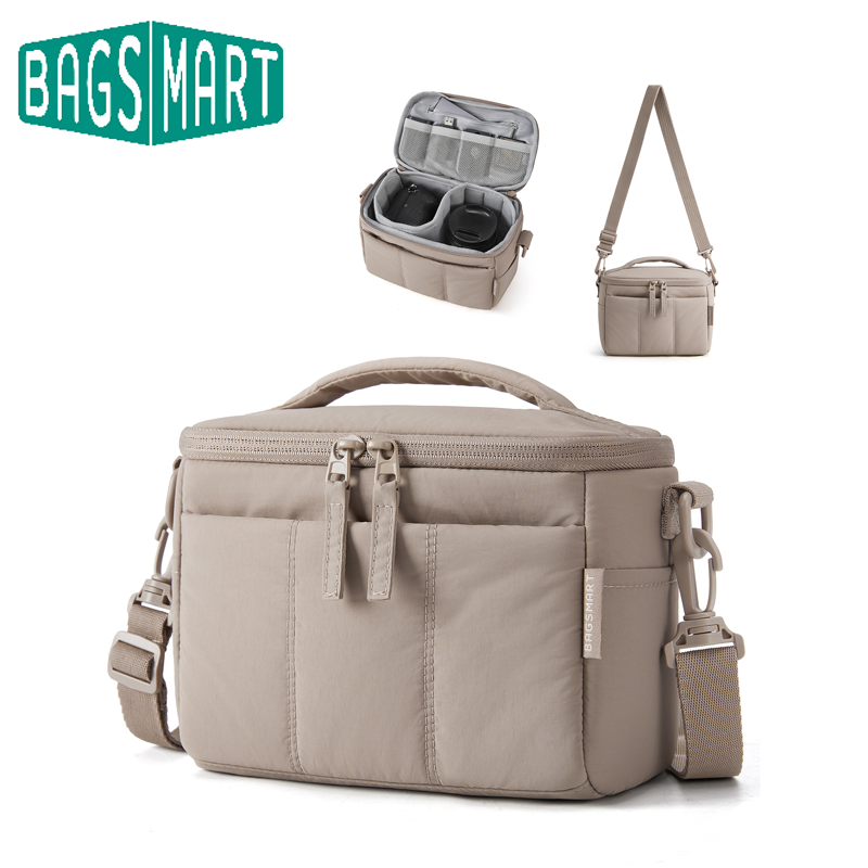 BAGSMART Bolso de hombro acolc - Camera Bag Travel reseña y precio