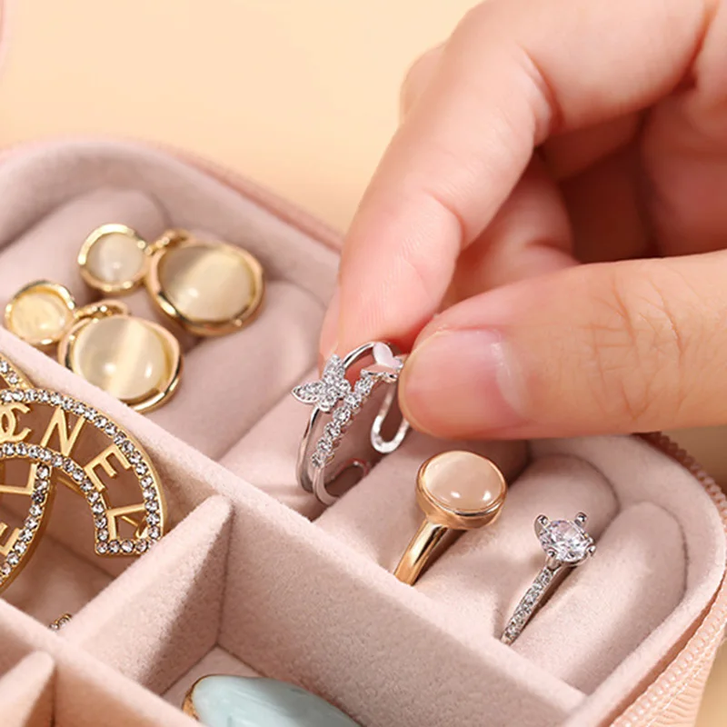 Caja de joyería con letras mor - Travel Jewellery & Accessories Organiser reseña y precio