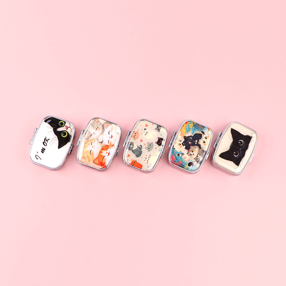 Cajas de pastillas de gato neg - Travel Accessories Jewelry reseña y precio