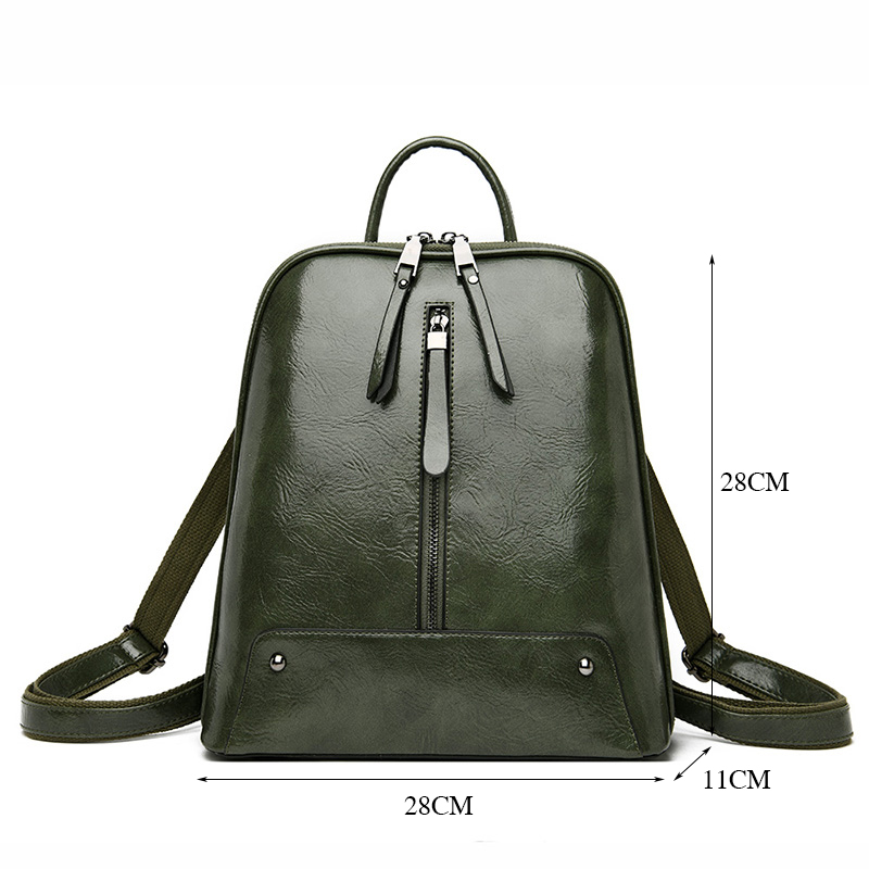 Mochila de cuero para mujer, b - Travel Accessories Leather reseña y precio