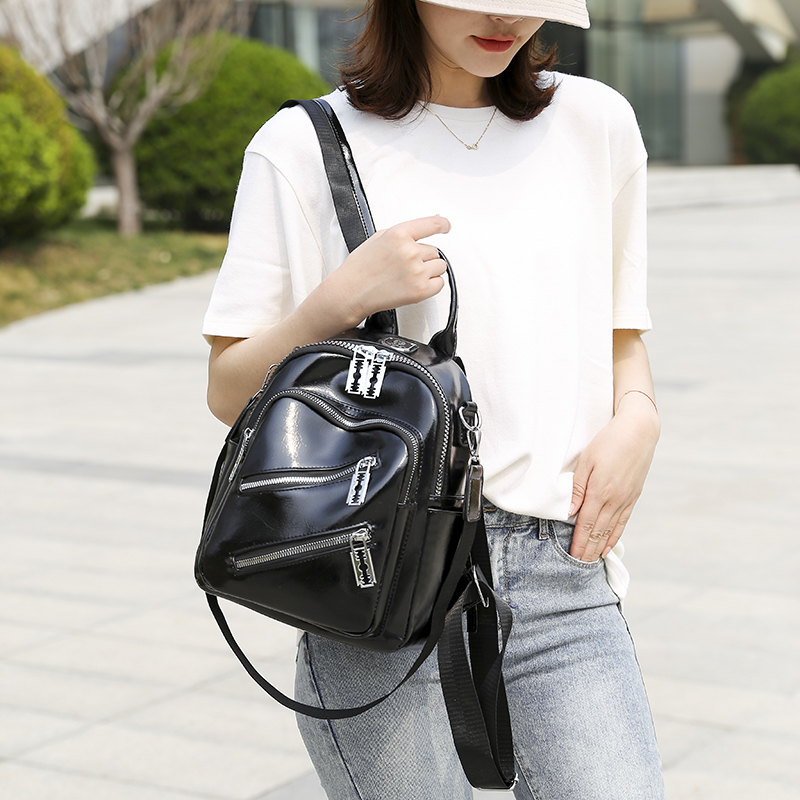Mochila de viaje de cuero Pu d - Travel Accessories Leather reseña y precio
