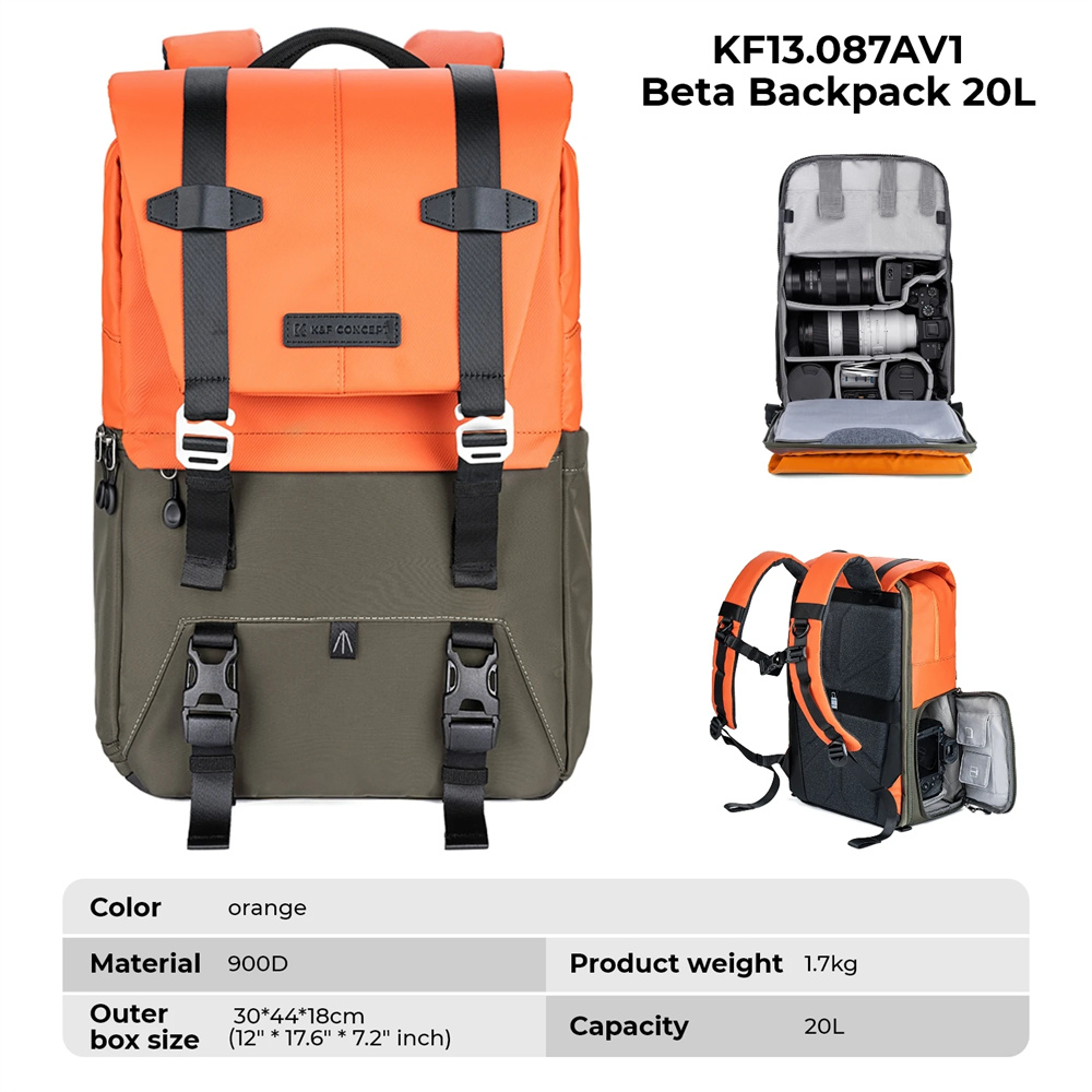 Mochila para Cámara K&F CONCEP - Camera Bag Travel reseña y precio