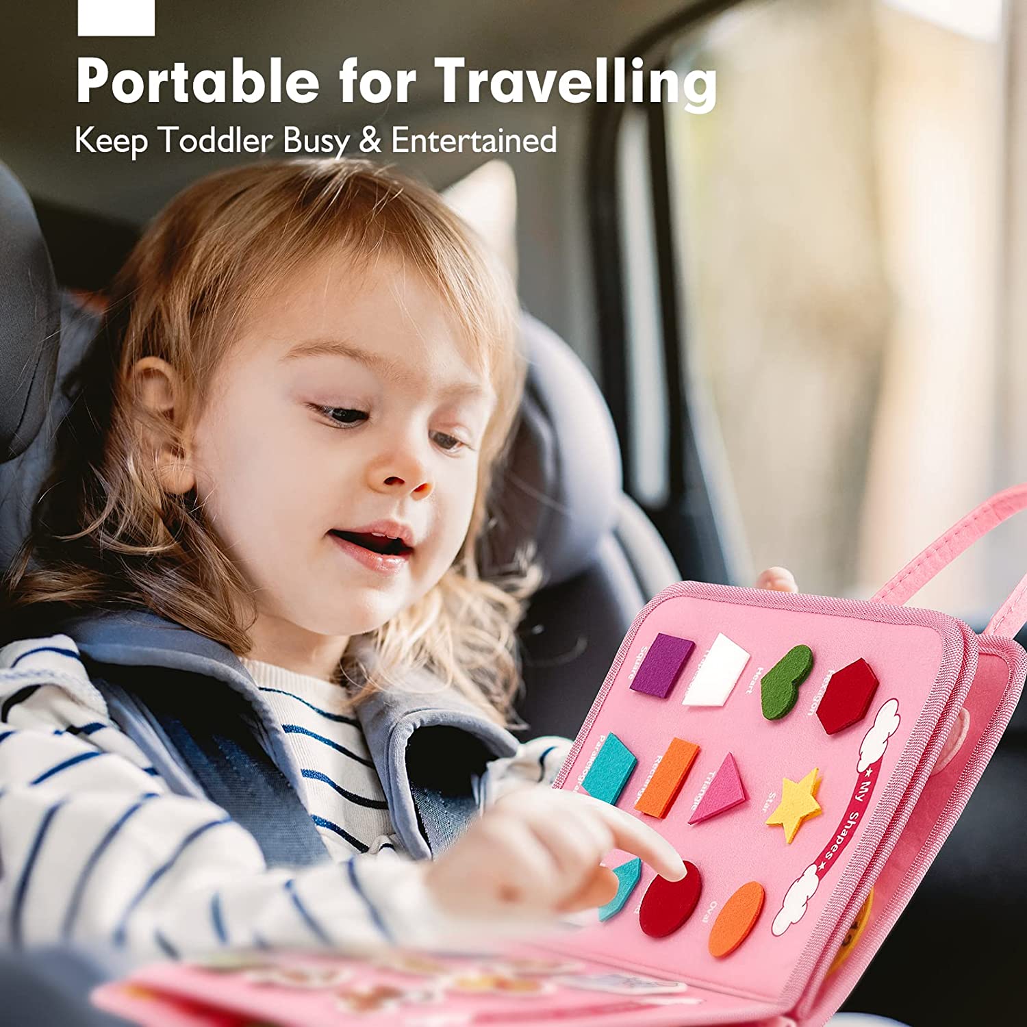 Juguetes Montessori, tablero o - Travel Accessories Toddler reseña y precio