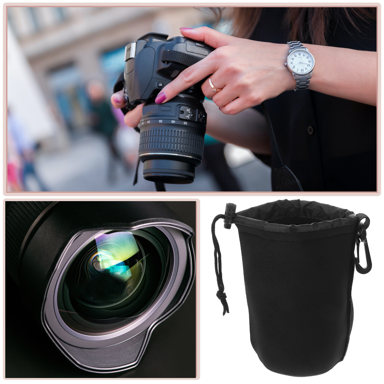 Bolsa Protectora para Lentes d - Camera Bag Travel reseña y precio