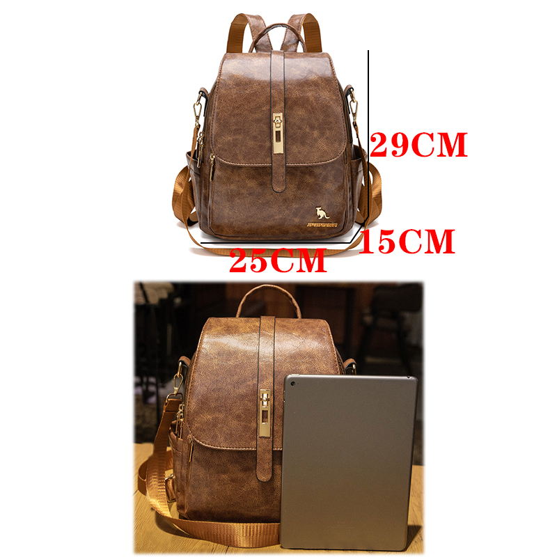 Mochilas universitarias de dis - Travel Accessories Leather reseña y precio