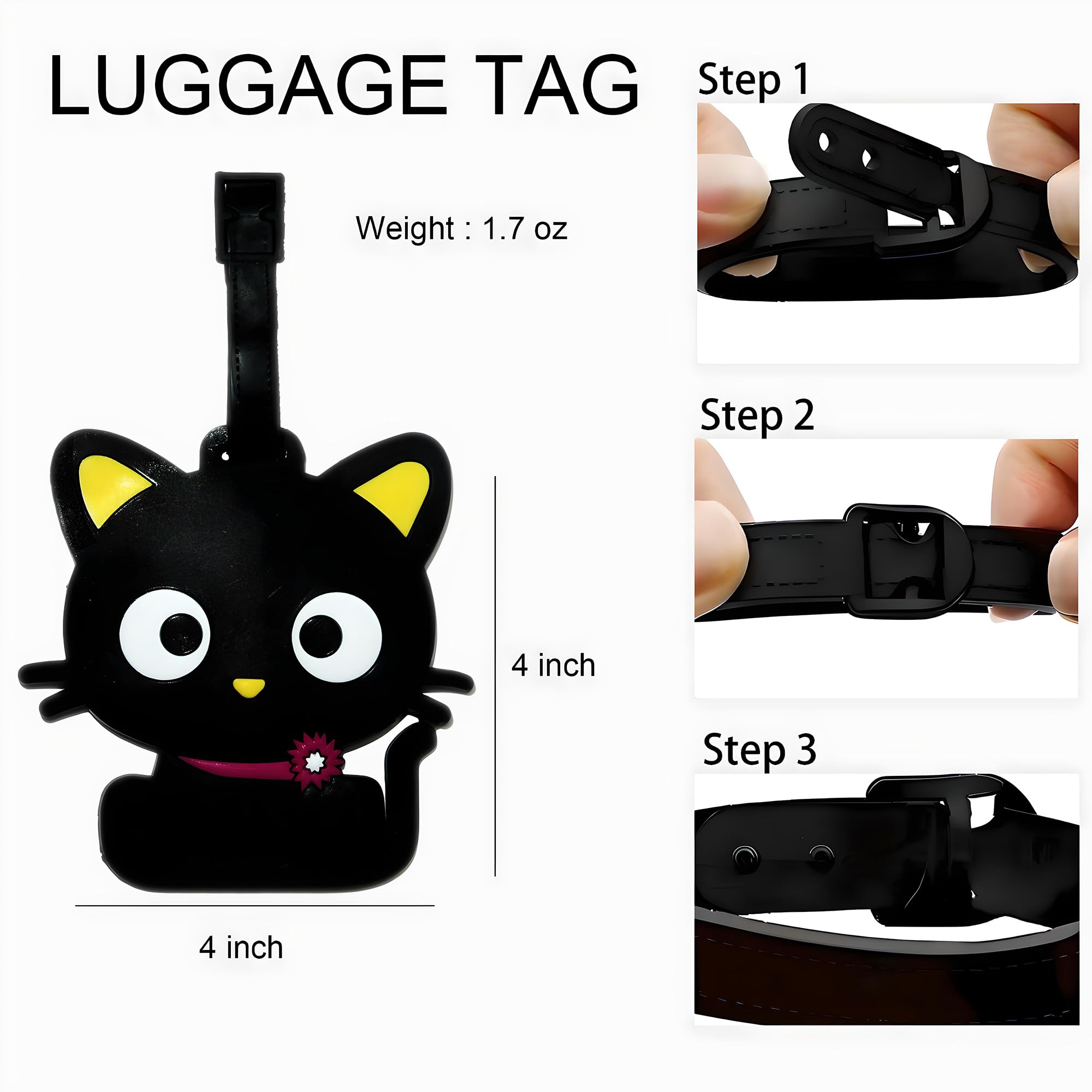 Etiqueta de equipaje con diseñ - Travel Accessories List reseña y precio