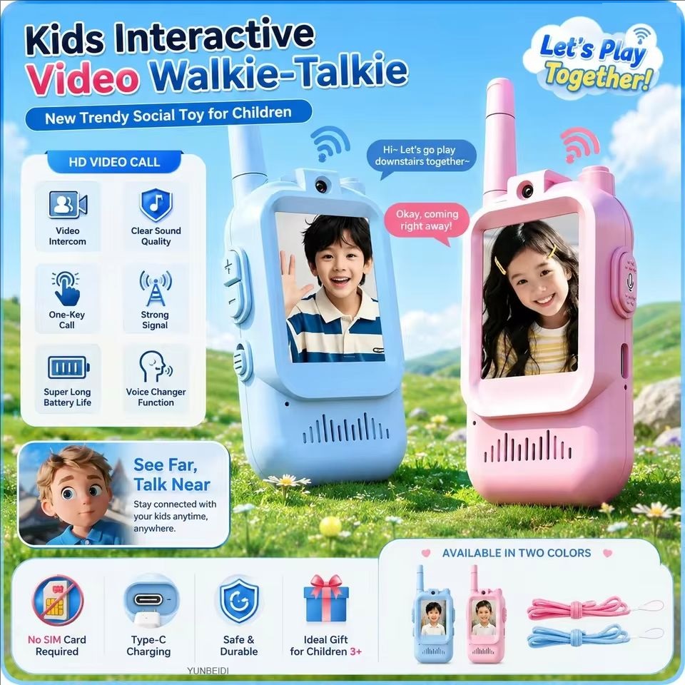 Walkie Talkies con Cámara para - Travel Accessories Toddler reseña y precio