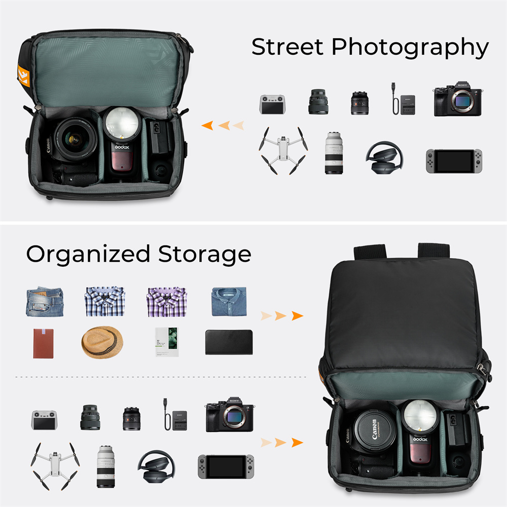 Mochila para cámara K&F CONCEP - Camera Bag Travel reseña y precio