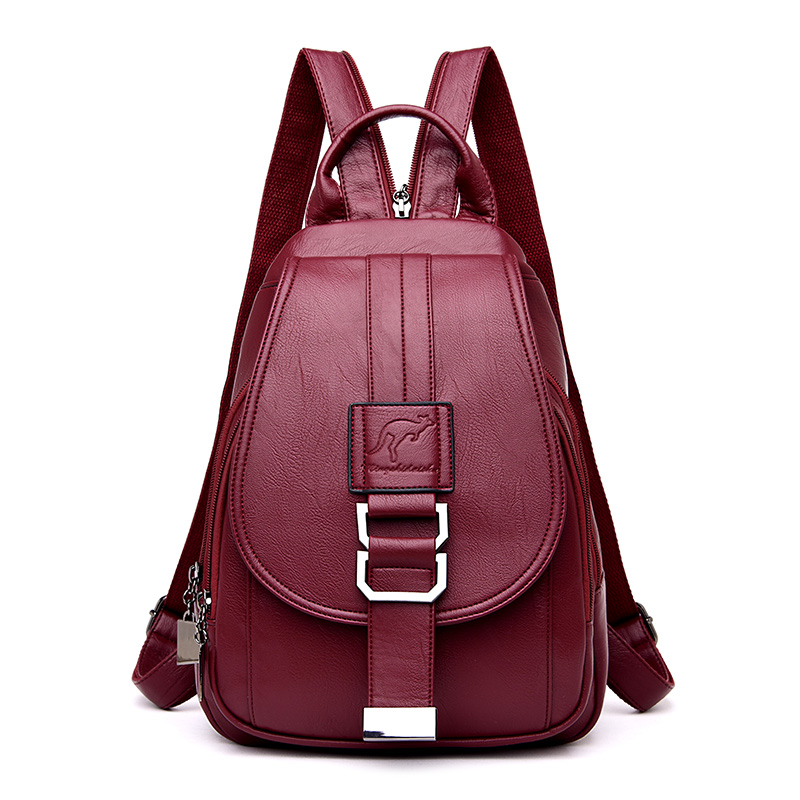 Mochilas de 6 colores para muj - Travel Accessories Leather reseña y precio