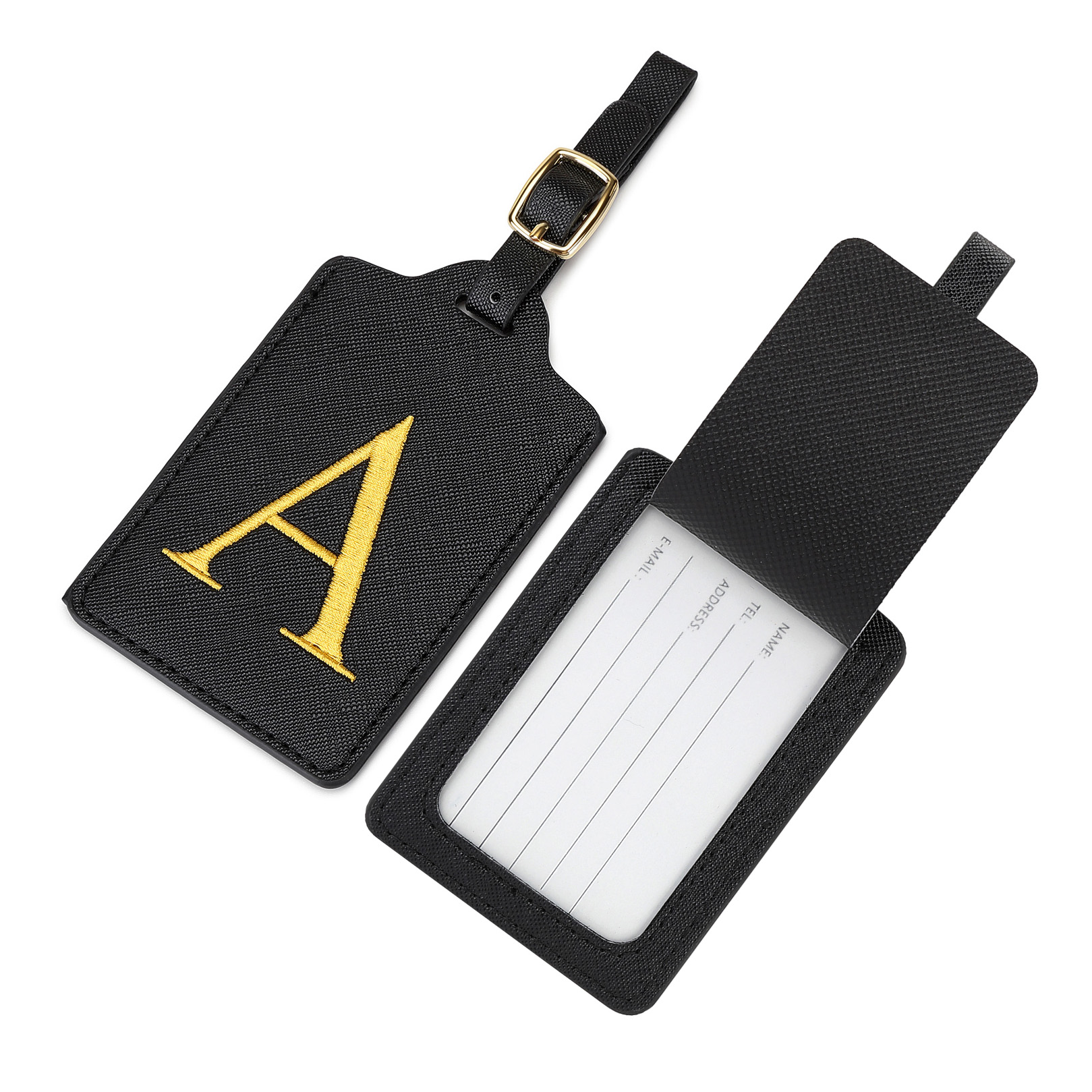 Etiqueta de equipaje de cuero  - Travel Accessories List reseña y precio