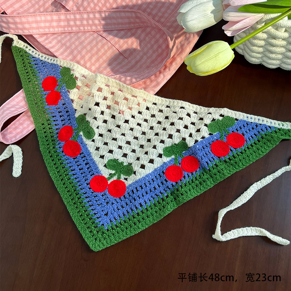Women Boho Crochet Head Scarf  - Travel Accessories For Elderly reseña y precio