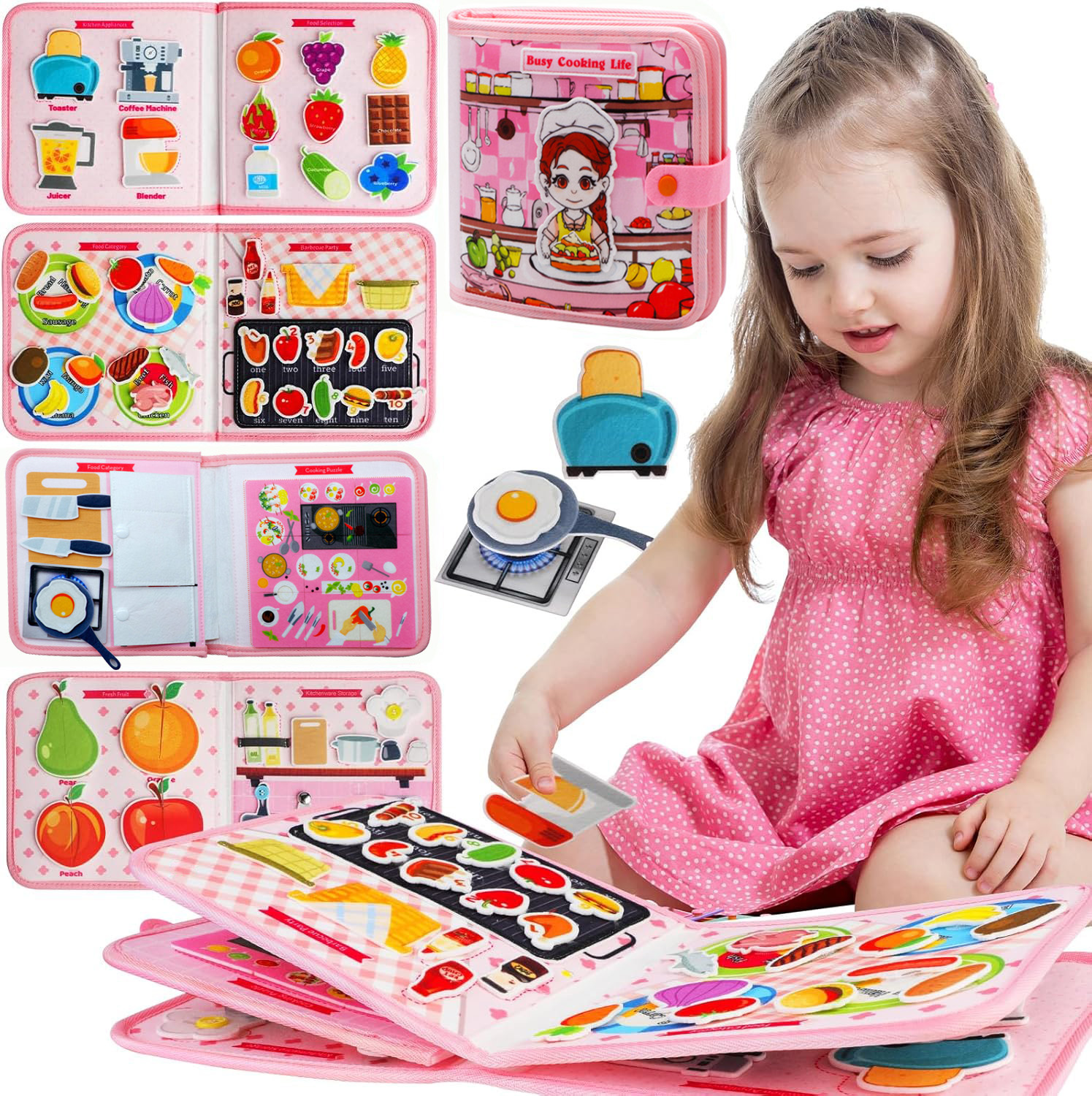 Tablero ocupado para niños peq - Travel Accessories Toddler reseña y precio