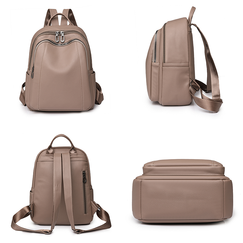 Mochila de cuero de alta calid - Travel Accessories Leather reseña y precio