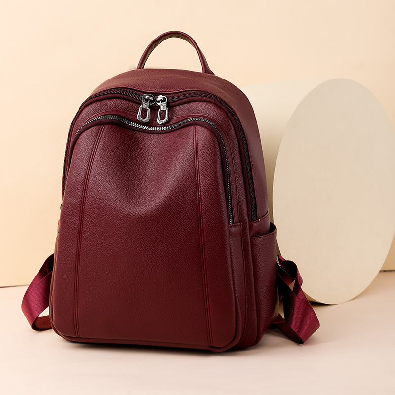 Mochila de cuero de alta calid - Travel Accessories Leather reseña y precio