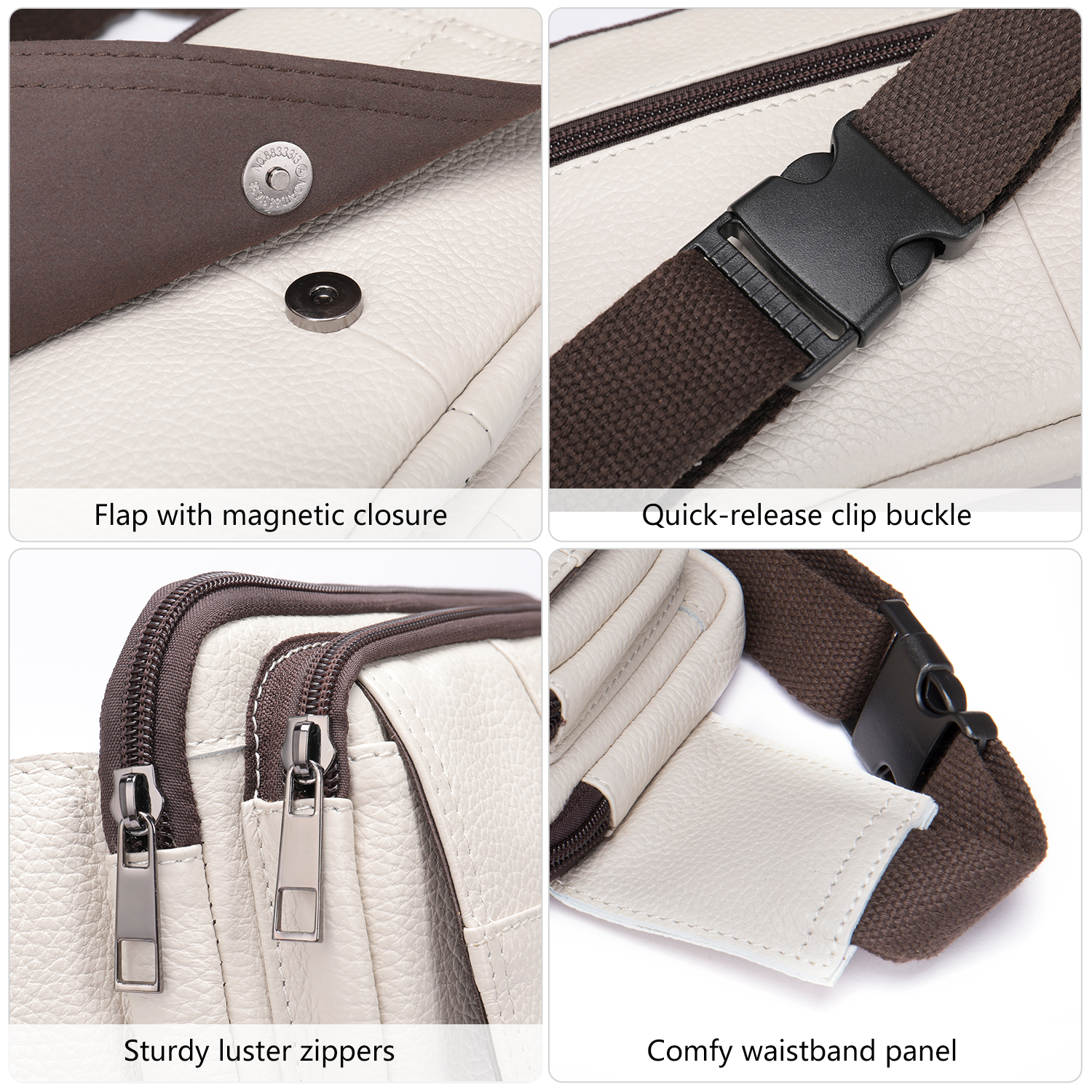 MVA riñonera hombre riñoneras  - Travel Accessories Leather reseña y precio