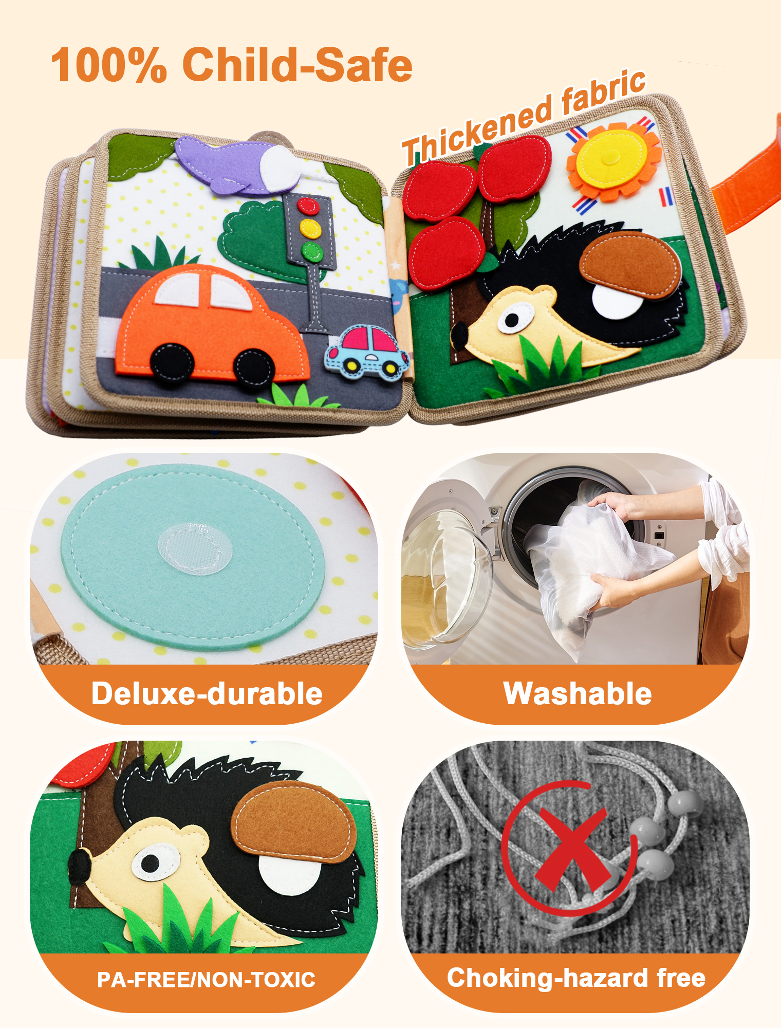 Libro ocupado Montessori para  - Travel Accessories Toddler reseña y precio