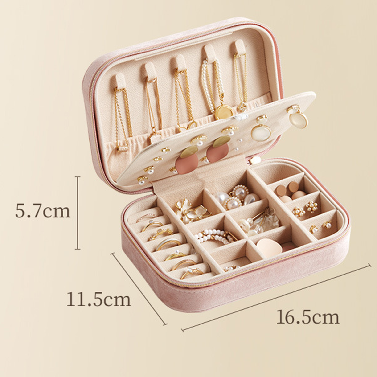 Vitrina de joyería con múltipl - Travel Jewellery & Accessories Organiser reseña y precio