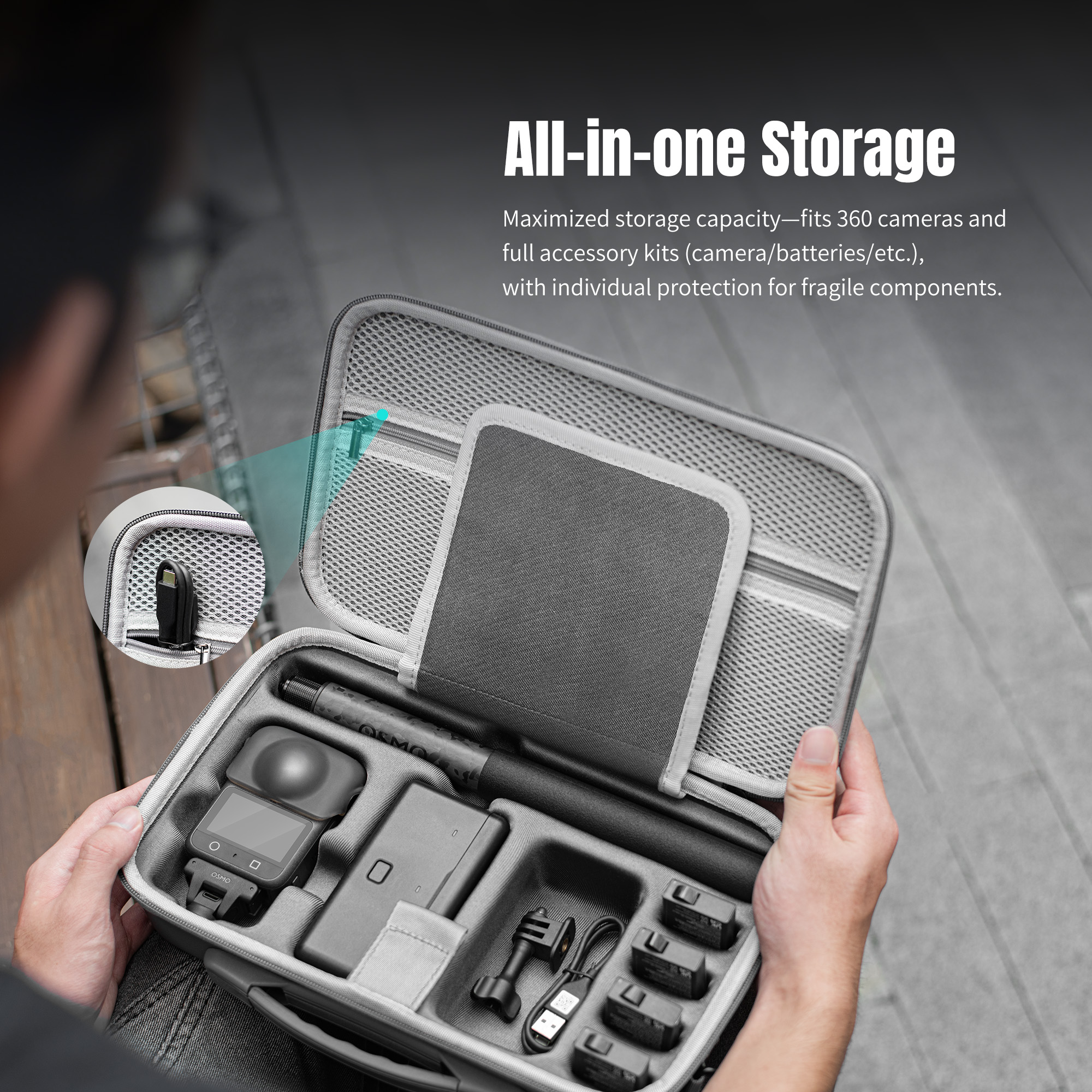 Estuche de viaje para DJI OSMO - Camera Bag Travel reseña y precio