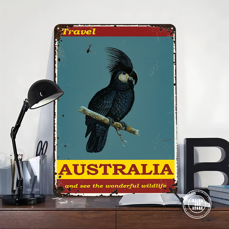 Póster Metálico de Viaje a Aus - Travel Accessories Australia reseña y precio