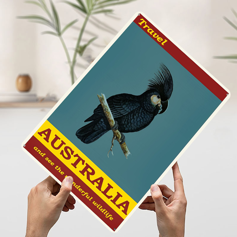 Póster Metálico de Viaje a Aus - Travel Accessories Australia reseña y precio