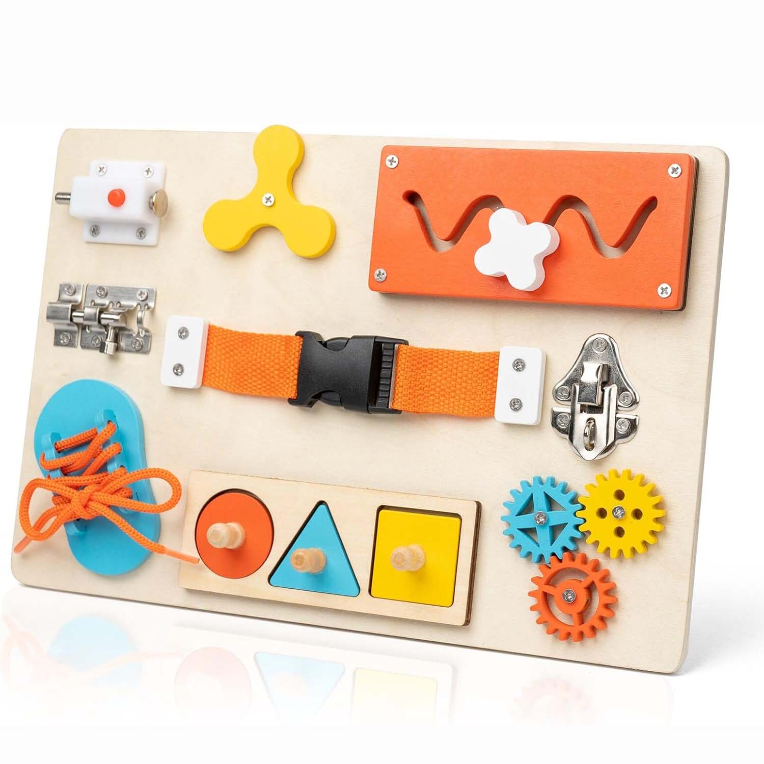 Tablero ocupado Montessori par - Travel Accessories Toddler reseña y precio
