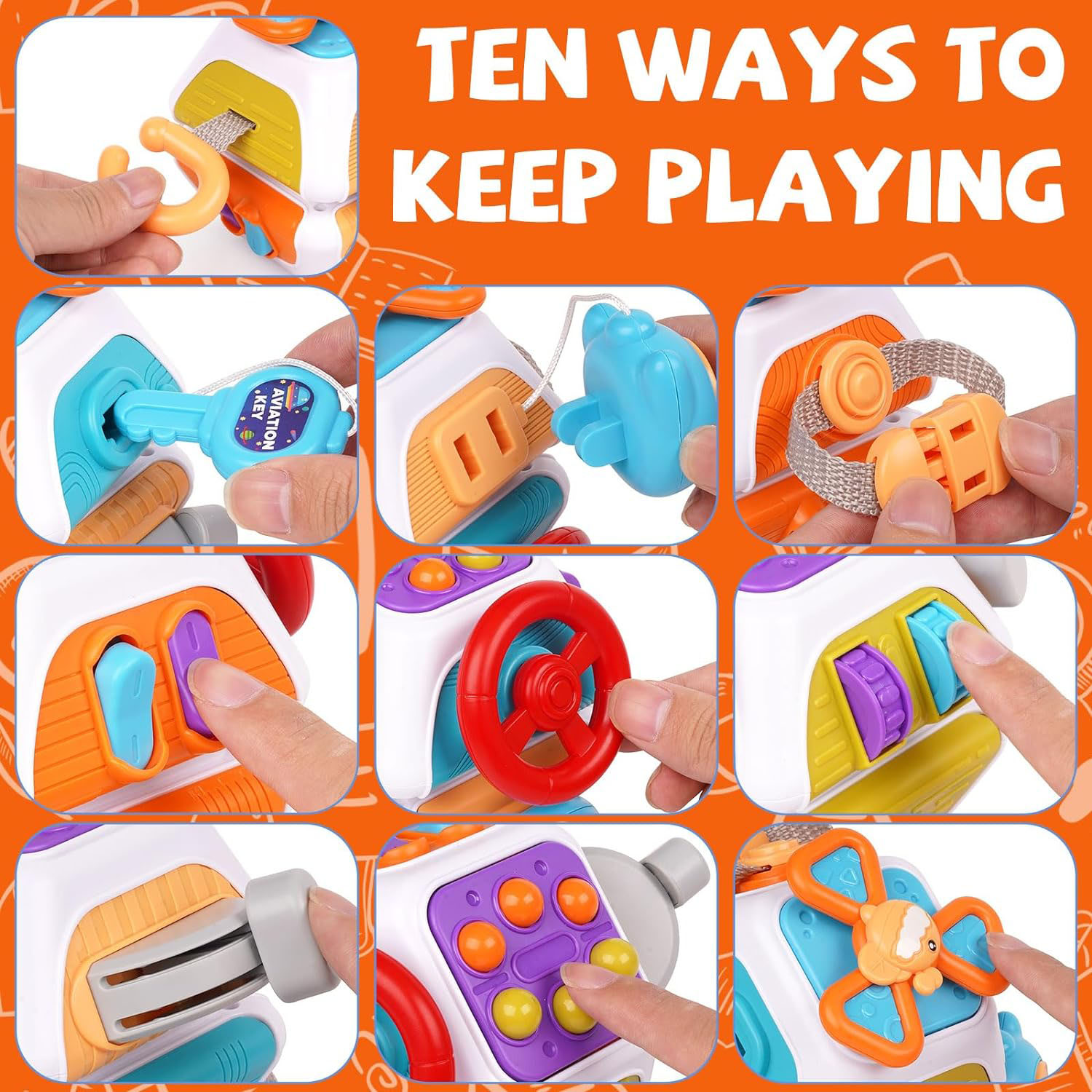 Cubo de tablero ocupado para b - Travel Accessories Toddler reseña y precio