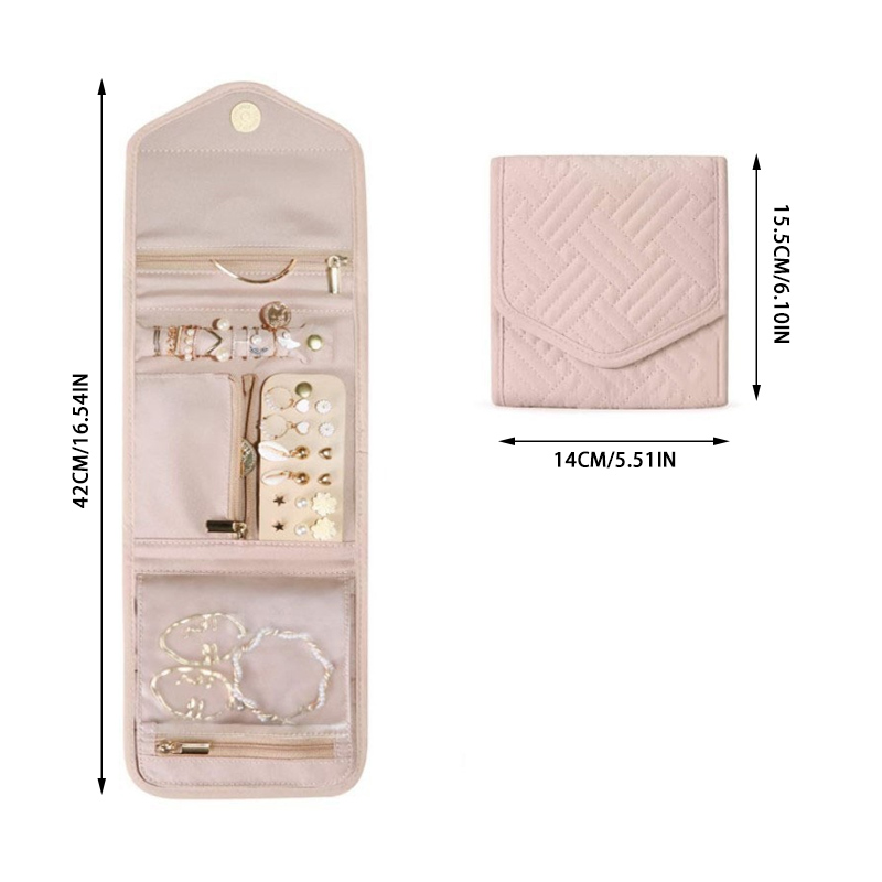 Rollo de joyería plegable, prá - Travel Jewellery & Accessories Organiser reseña y precio